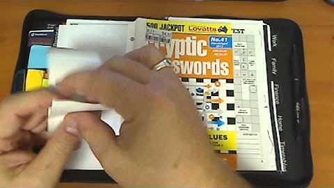 Filofax Tip No 38 - Attaching Notebooks Inside Your Filofax - The Australian Way