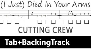 Cutting Crew - (I Just) Died In Your Arms / Guitar Tab+BackingTrack
