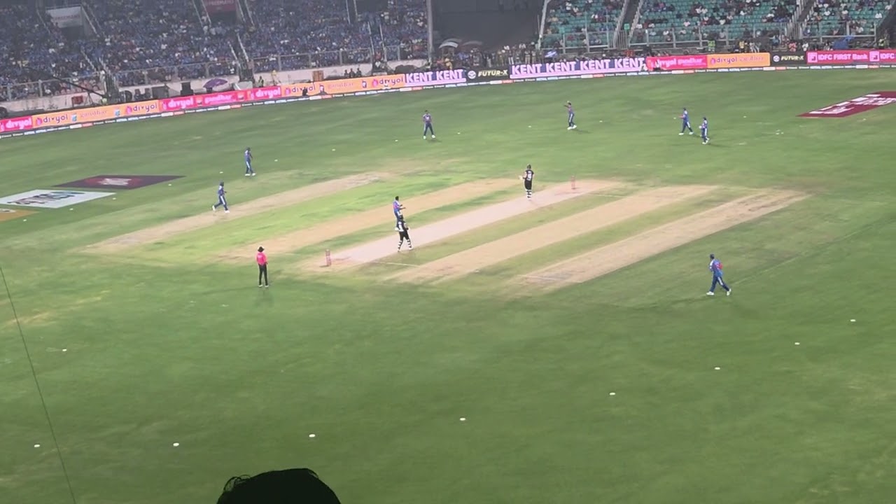 Greenfield international cricket stadium 🏟 india vs new Zealand last 5th match series 