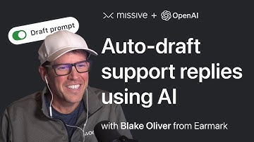 Auto-draft support replies using AI