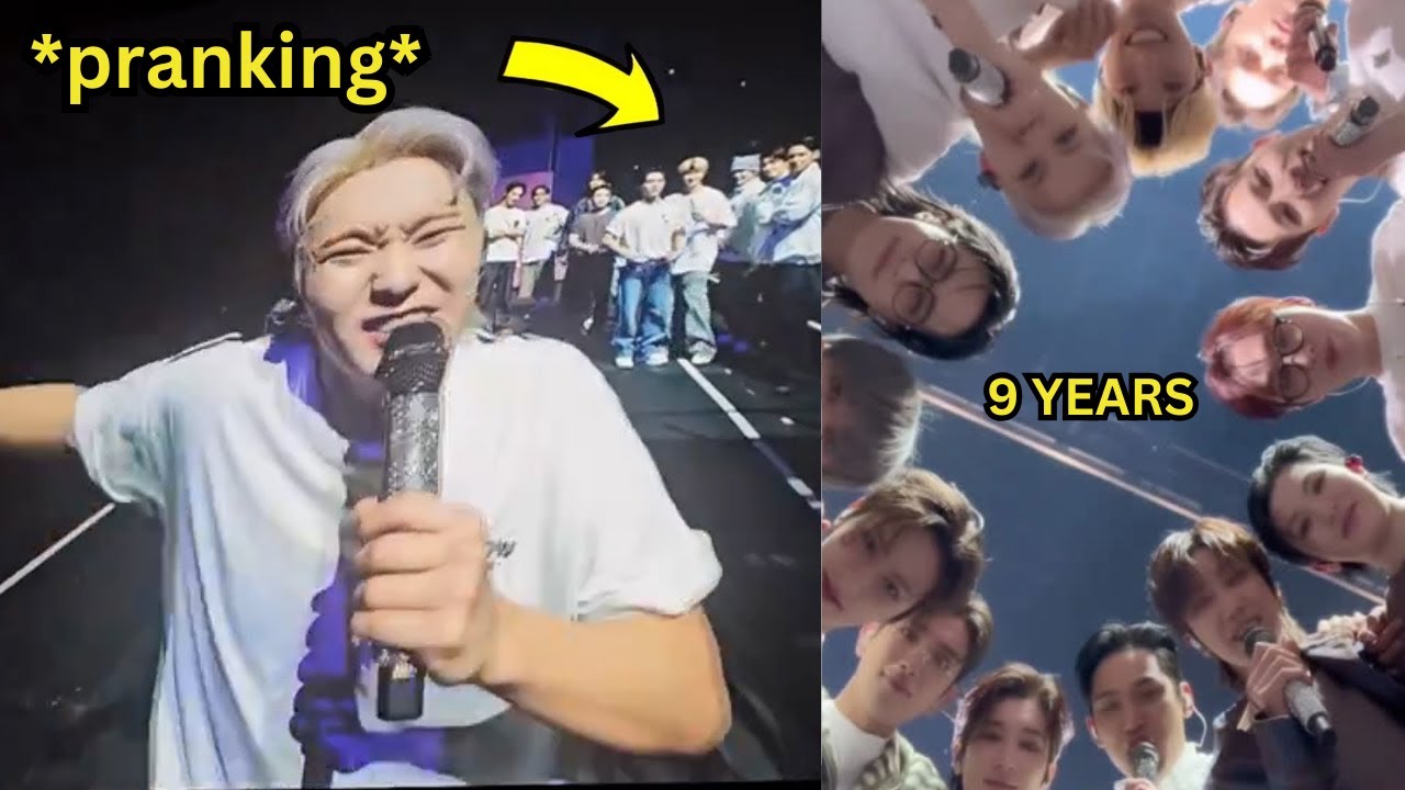 SEVENTEEN celebrating their 9th year anniversary at NISSAN STADIUM (DAY1 MOMENTS)