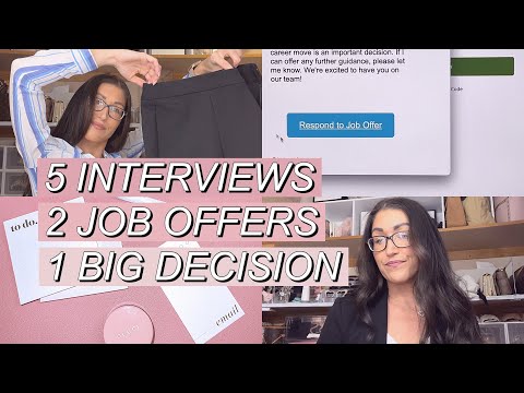 LIFE AFTER LAW SCHOOL VLOG: 5 interviews, 2 job offers, + 1 *BIG* decision