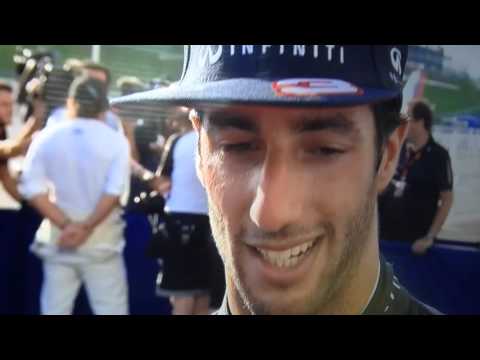 Interview with Daniel Ricciardo on Suzuka Japan 2015 Formula 1