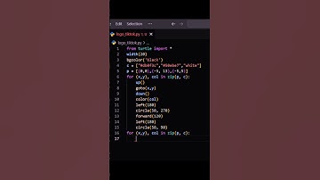 Draw TikTok Logo Using Python Turtle  #python #shorts #tiktok
