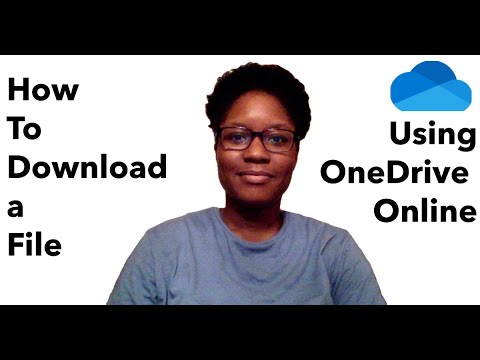 How To Download a File Using OneDrive Online