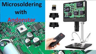 #272 Microsoldering with AndonStar AD249S-M 10,1 HDMI Digital Mikroskop by TRX Lab 4,145 views 10 months ago 32 minutes