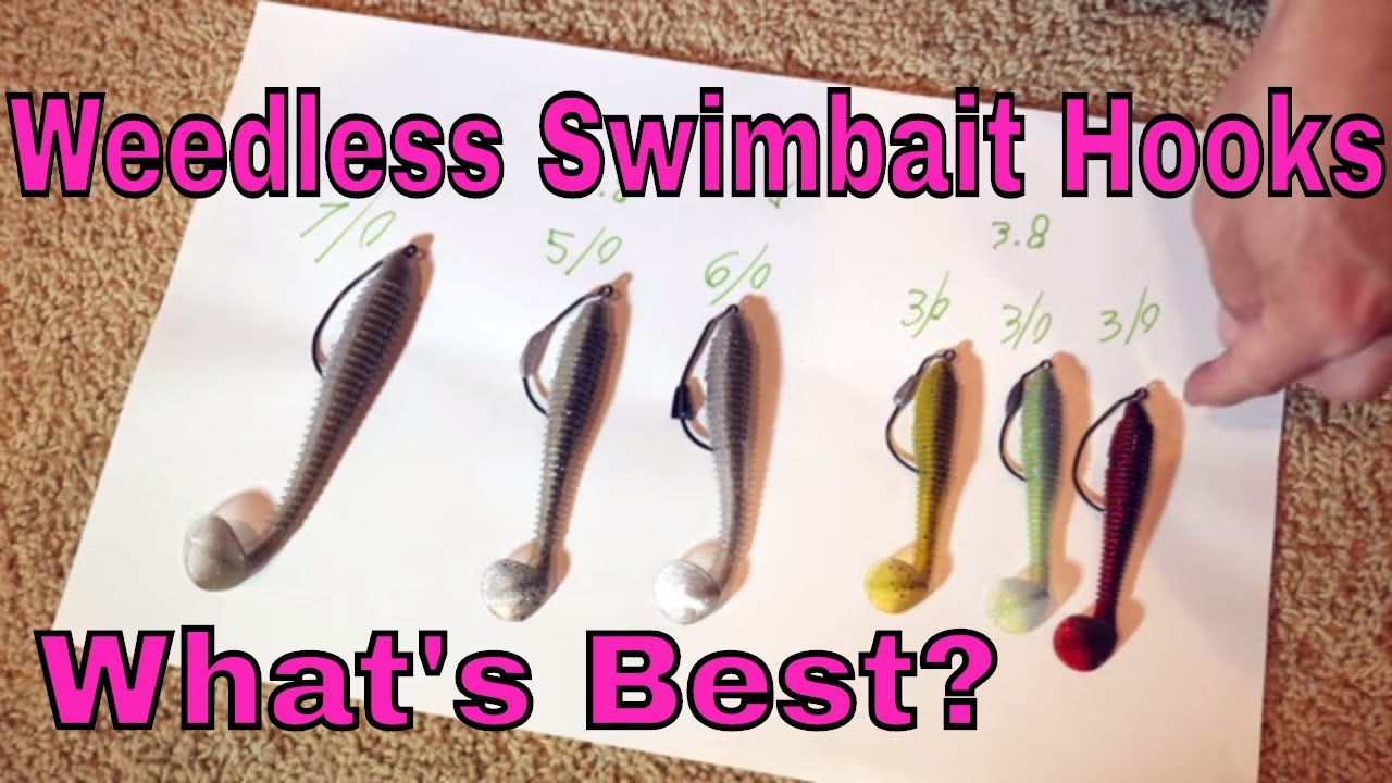 Weedless hooks for Swimbaits - Keitech 