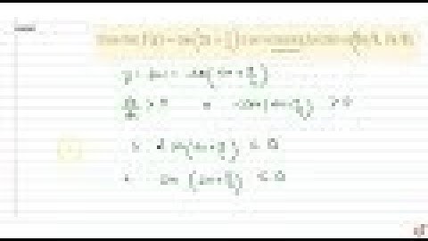 JEE MAINS 2018 Show that `f(x)=cos(2x+pi/4)` is an increasing function on `3pi//8,7pi//8)dot`