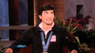 Gold Medal Winner Evan Lysacek Visits Ellen