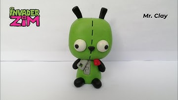Sculpting G.I.R - Invader zim | Tutorial G.I.R de plastilina
