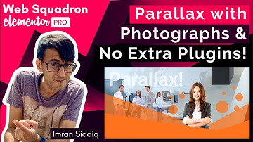 Elementor - Parallax Hero Banners with Canva Photographs and Blended Sections