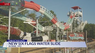 New Six Flags waterslide