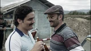 Narcos 1x6 Pablo Escobar and Gustavo Gaviria Car Racing (English subtitles) HD