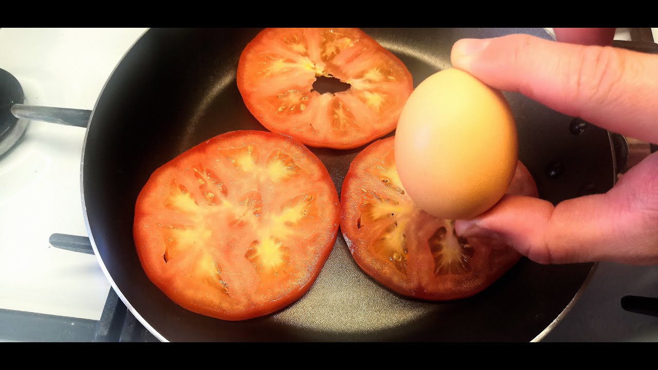 Ein gesundes, preiswertes und leckeres Rezept  Haben Sie ein Ei und eine Tomate