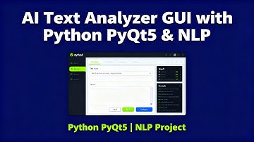 AI Text Analyzer GUI in Python | PyQt5 NLP Project (Sentiment + NER + PDF/DOCX)