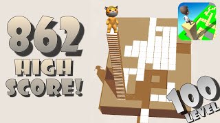 Stacky Dash (by Supersonic Studios LTD) - High Score & Unlocked All Skins & Walkthrough 100 Levels! screenshot 4