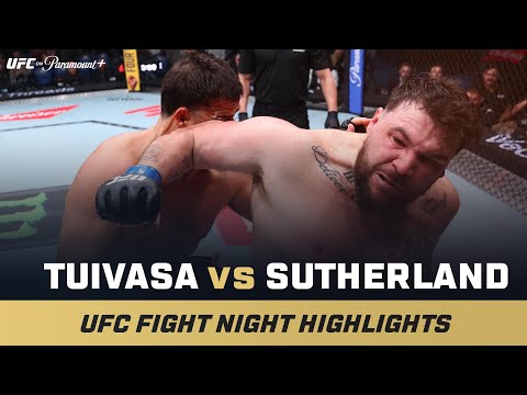 Thumbnail for UNANIMOUS DECISION | Tai Tuivasa vs. Louie Sutherland | UFC Fight Night Mini Fight Highlights