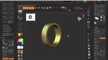 Z brush Tricks  | How to create basic ring in  Zbrush | Zbrush tutorial