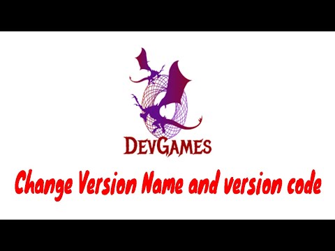 Change Version Name and version code