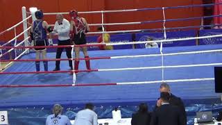 Gümüşhane'de Muaythai Okullar arası Türkiye şampiyonası maçım ( Mavi köşe)