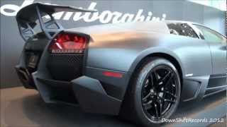 Matte Black Lamborghini Murcielago LP670 4SV in Showroom