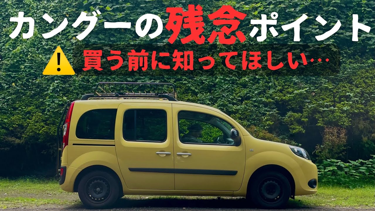 【後悔する前に】ルノー・カングー2のデメリット8選！実際に乗って分かった真実