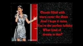 Jessica Sanchez - Sweet Dreams with Lyrics