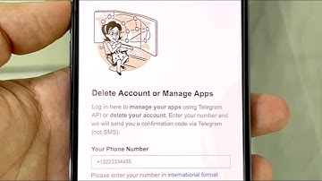 How To Delete Telegram Account! (2023)