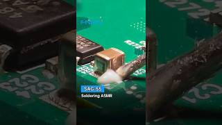 FNIRSI SAG-55 | Soldering a tiny capacitor with hot air 🔥