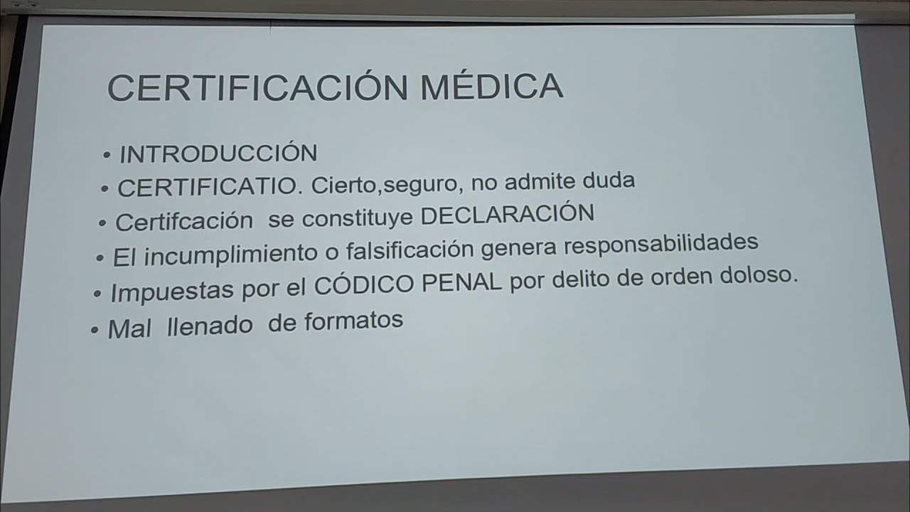 Guide / Medical Certificate / Spanish