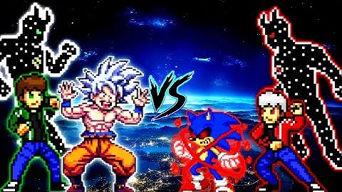 Son Goku DBS V7 OP (AF) & Ben 10 UA V3 OP (AF) VS Sonic Chaos V4 JVL OP (AF) Albedo V2 OP (AF)