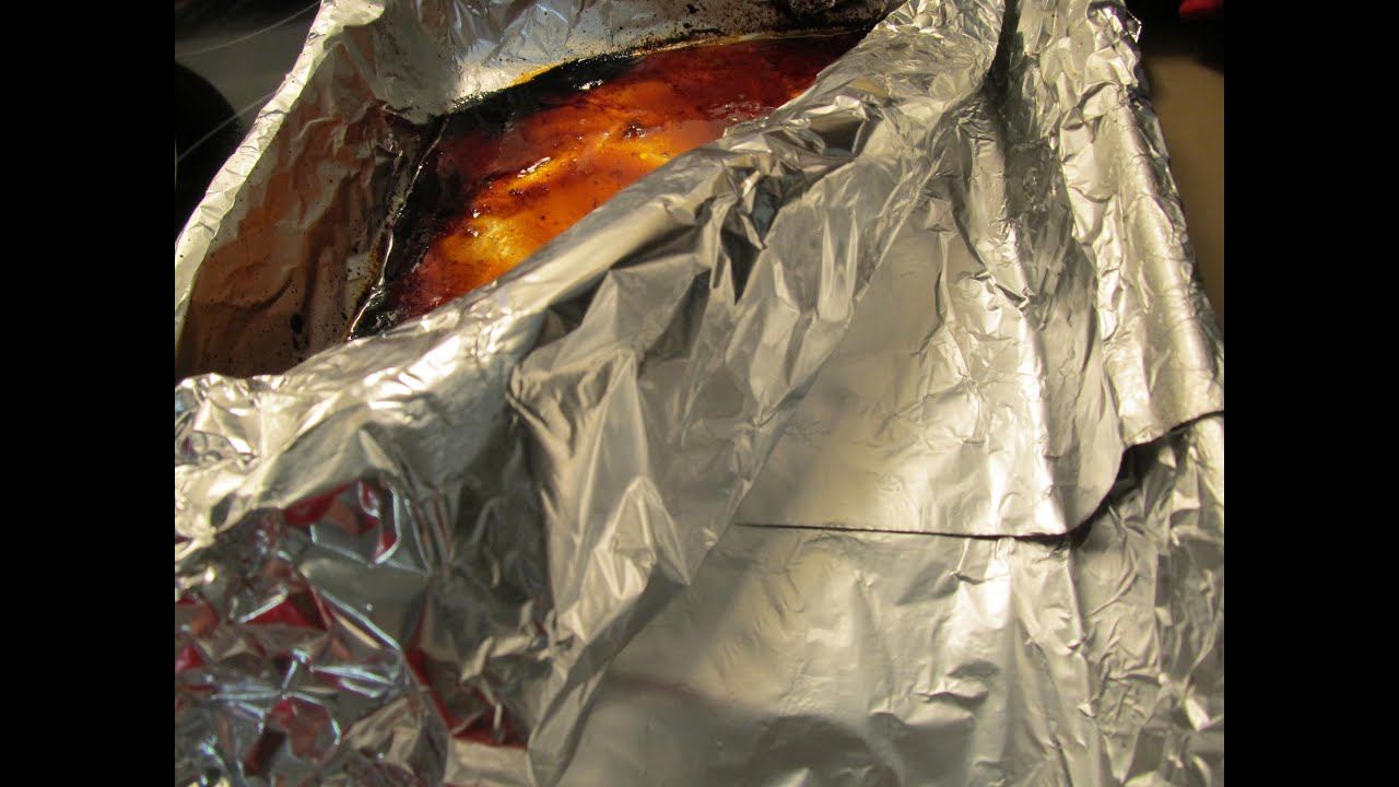 How To Line Baking Pan With Foil