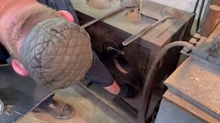 Pouring Babbitt bearings on a Ford Model T Engine Block