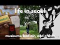 seoul art galleries, toxic air, and 'hot girl walks' | a weekend in my life in korea vlog