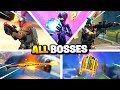 ALL *NEW BOSSES* in FORTNITE SEASON 5 - Mythic Weapons, Exotics Weapons/ Trading! (Boss Mandalorian)