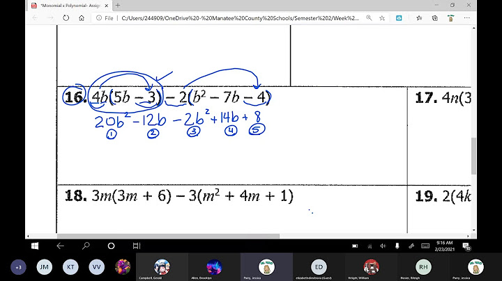 Unit 7 polynomials and factoring homework 1 classifying polynomials