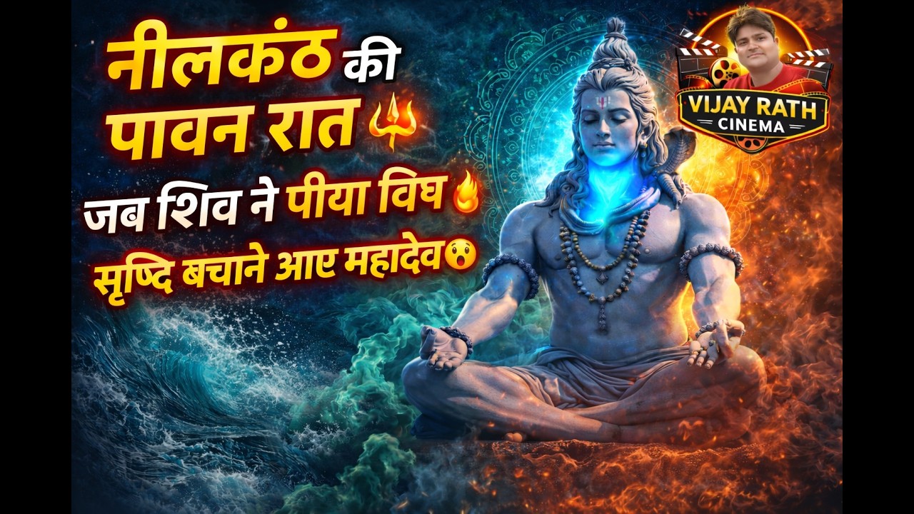 नीलकंठ की वो पावन रात 🔱 | समुद्र मंथन कथा | Shiv Bhajan 2026 | Mahadev Song | Har Har Mahadev