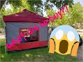 Husband buys me a Massive McMansion! -  Ez-up Camping Tent Walkthrough