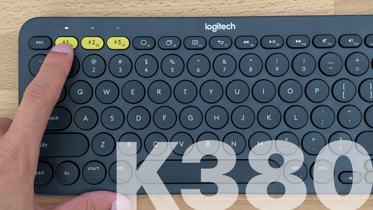 Logitech K380 Review Setup Budget Bluetooth Keyboard YouTube