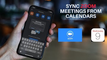 How to Sync Zoom Meetings from iPhone and iPad Calendars