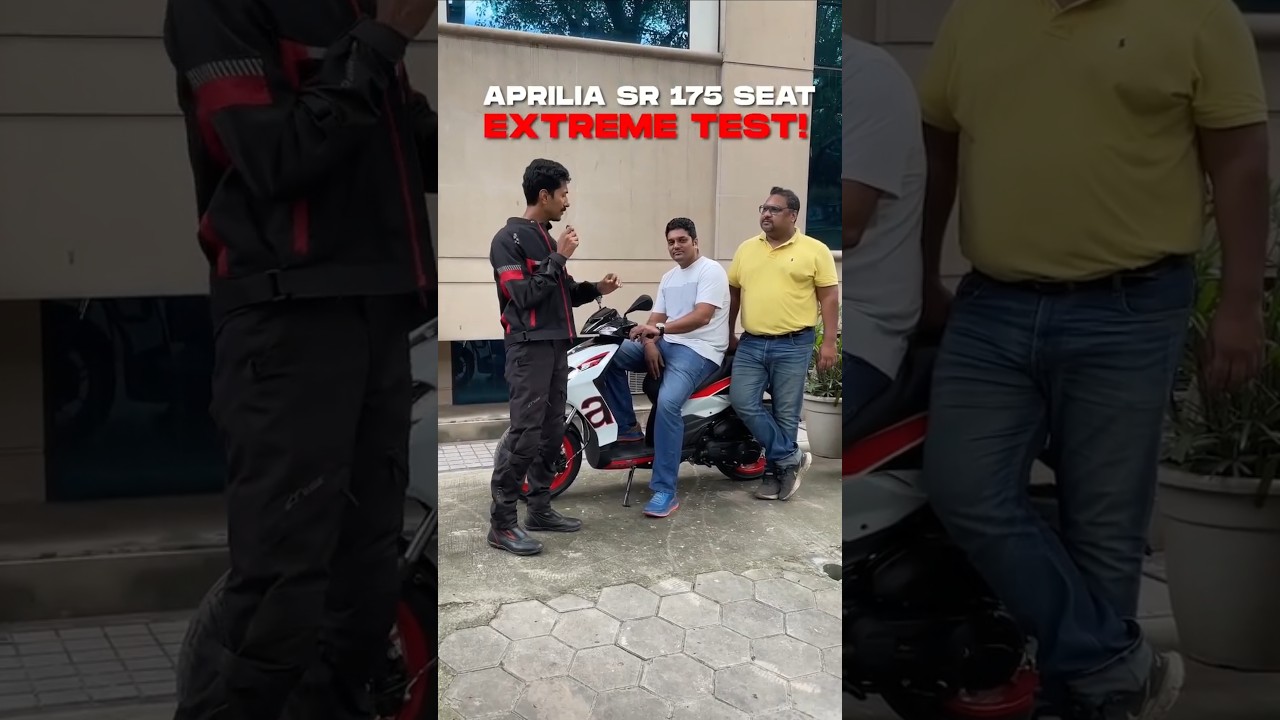 Aprilia SR 175 Extreme Seat Space Test! | autoX 