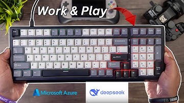 Work and Play ENHANCED!!!! RK Royal Kludge F99 Ai Mechanical Keyboard | Review