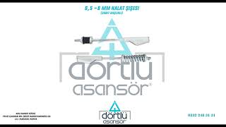 Asansör Sabit Halat Şişeşi / Asansör Halat Şişesi 6,5 mm 8 mm / Asansör Parça Üretimi / Asansör