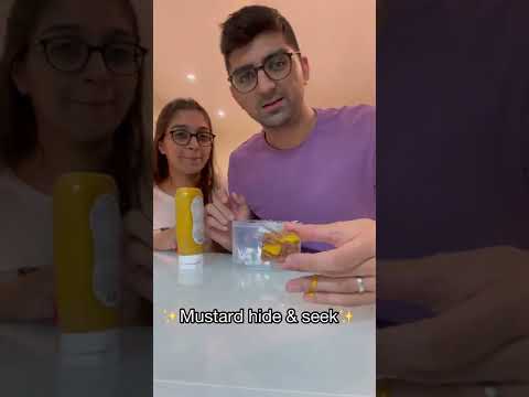 Hide and seek with mustard sauce
