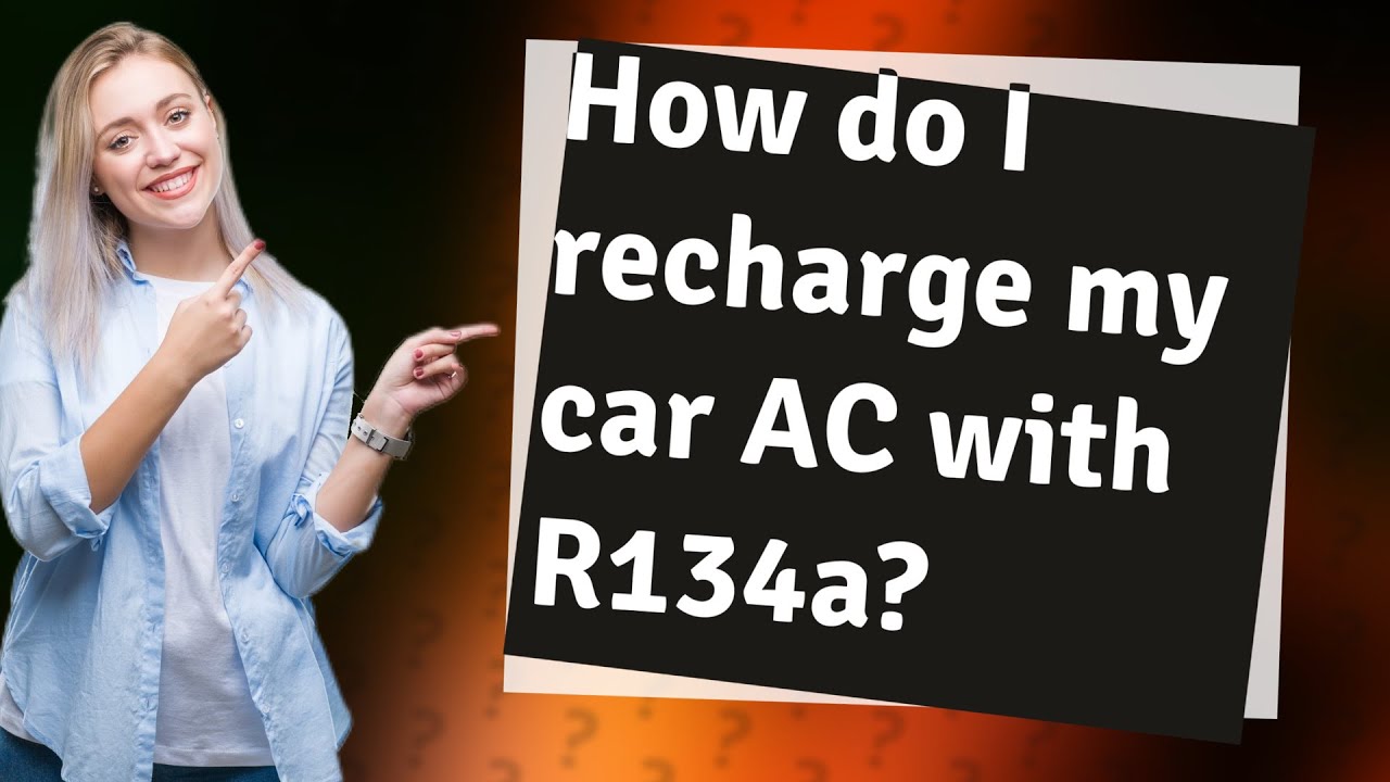 How do I recharge my car AC with R134a? YouTube