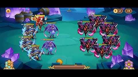 Tix army vs mihm wave 567 Idle Heroes