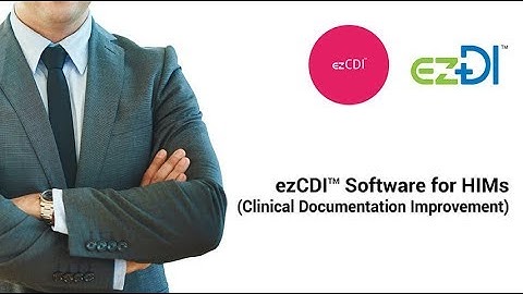 ezCDI™ - #1 NLP-based CDI Software for CDI Supervisor or HIMs