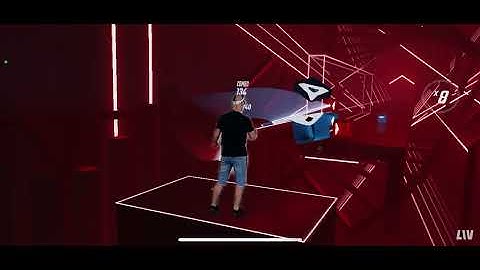 Imagine Dragons - Bad Liar - Beat saber (Expert level, mixed reality)