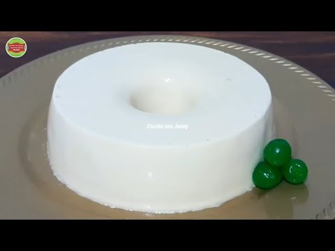 Base de gelatina de leche para tus postre cremosa - sobremesa /Cocina con Jenny 