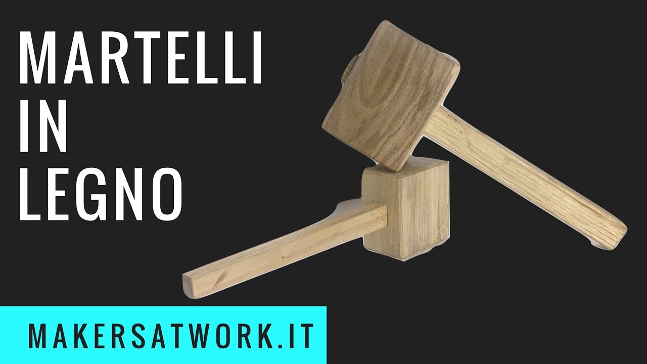 Martello In Legno Di Faggio 295mm Per Lavorazione Pelle E Cuoio - Annadue | Martello Da Falegname Per Intaglio E Artigianato